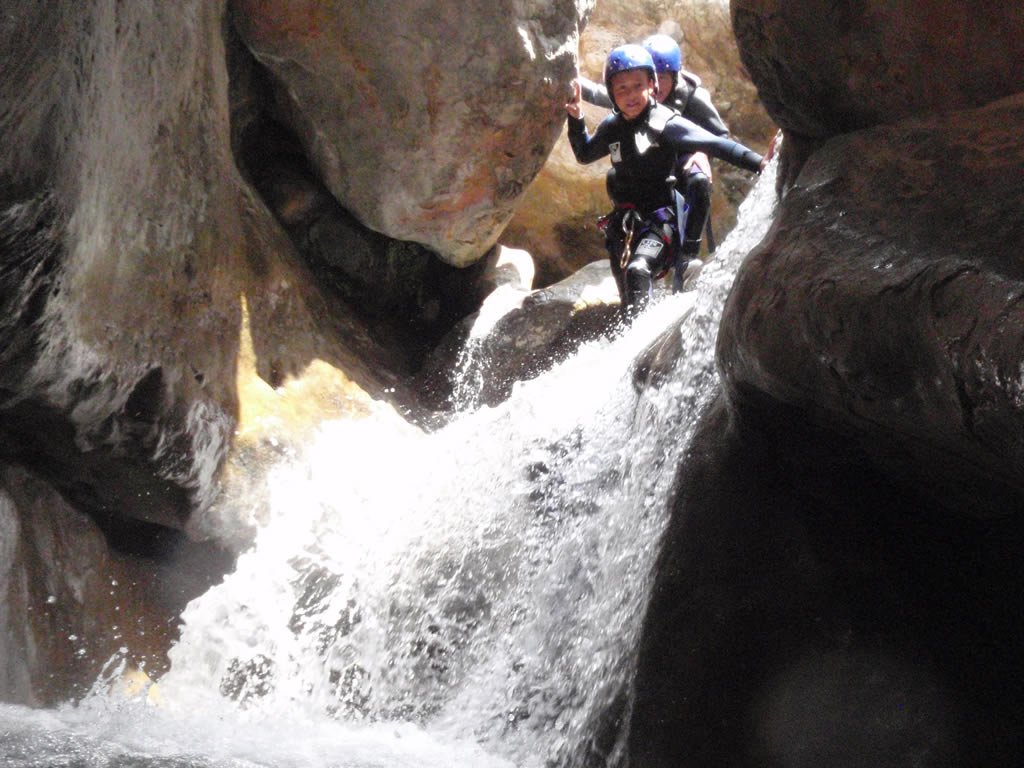 Descenso de Barrancos niños Jaca