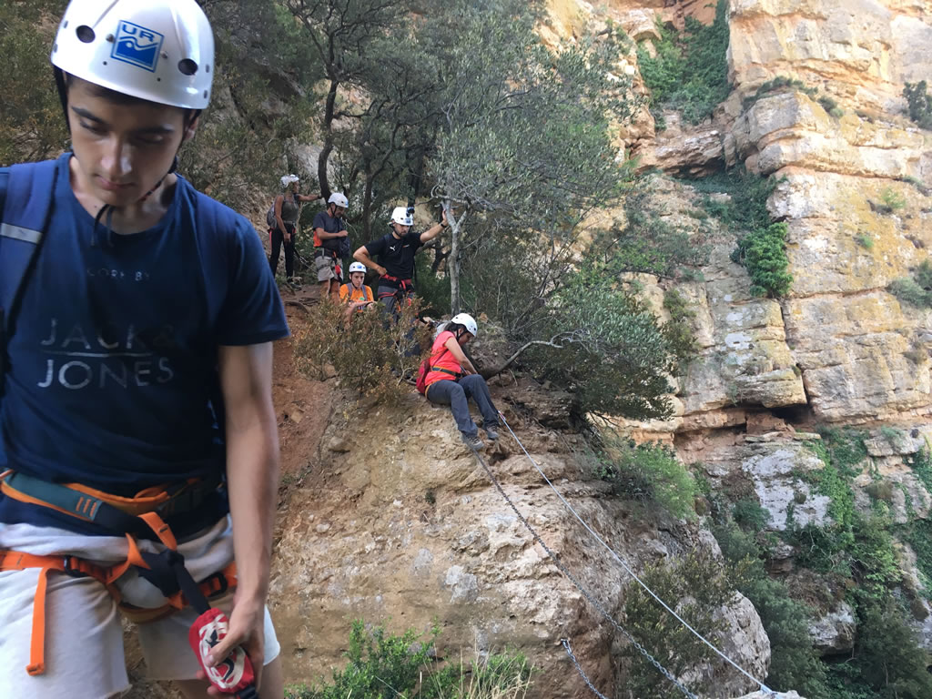 via ferrata con niños huesca