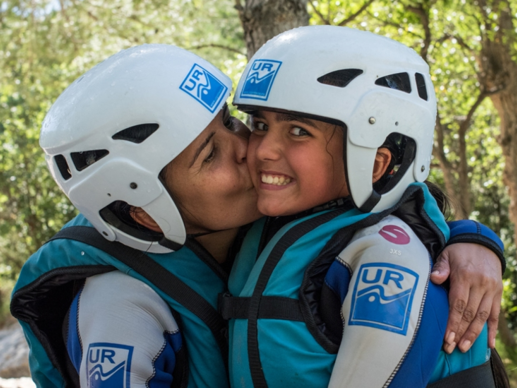 Deportes de aventura para familia monoparental en Huesca con UR Pirineos