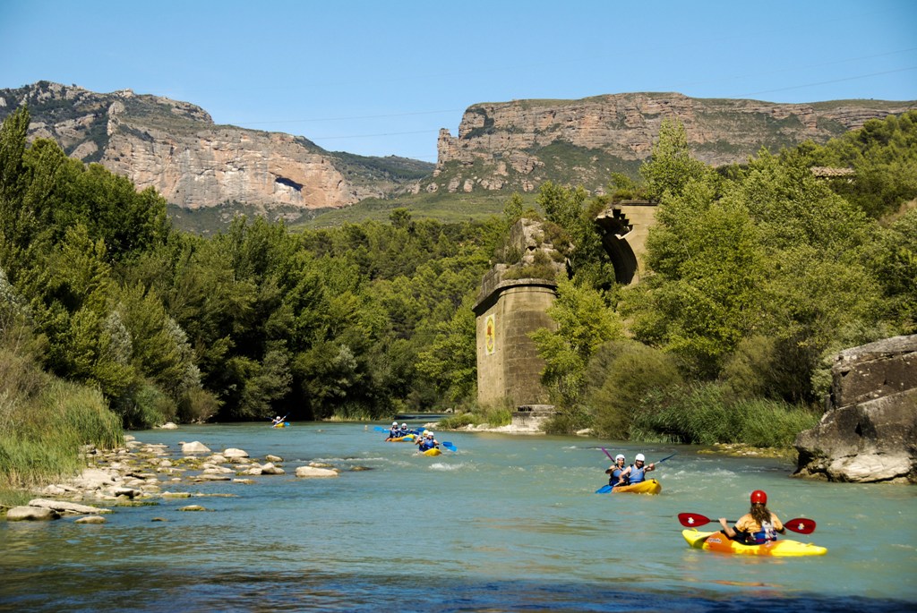 Actividad acuática segura y familiar en el río Gállego, Huesca